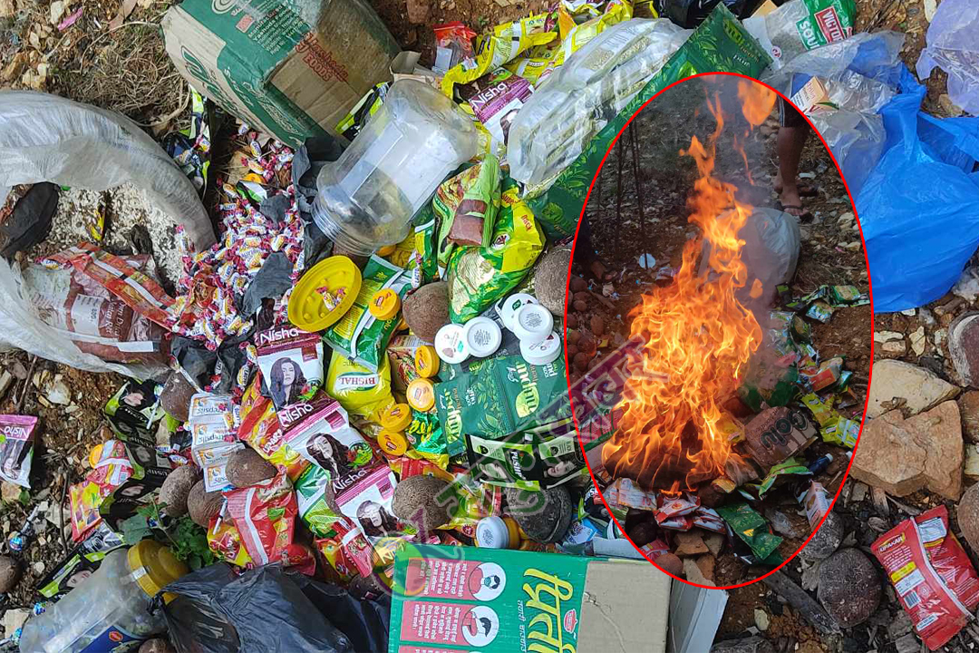 बैतडीमा बजार अनुगमन, म्याद नाघेका सामग्री बरामद गरी नष्ट